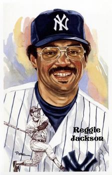 1980-01 Perez-Steele Hall of Fame Series 1-15 #216 Reggie Jackson Front