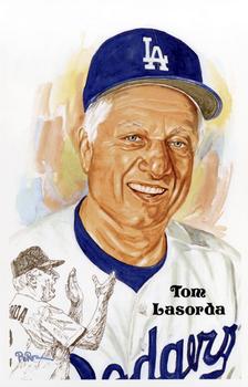 1980-01 Perez-Steele Hall of Fame Series 1-15 #230 Tom Lasorda Front