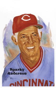 1980-01 Perez-Steele Hall of Fame Series 1-15 #245 Sparky Anderson Front
