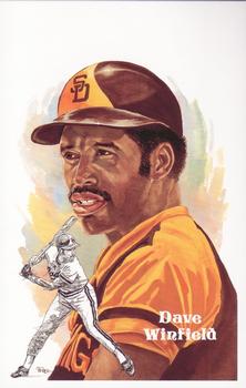 1980-01 Perez-Steele Hall of Fame Series 1-15 #253 Dave Winfield Front