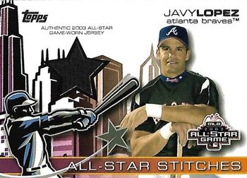 2004 Topps - All-Star Stitches #ASR-JL Javy Lopez Front