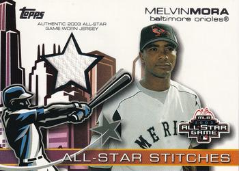 2004 Topps - All-Star Stitches #ASR-MMO Melvin Mora Front