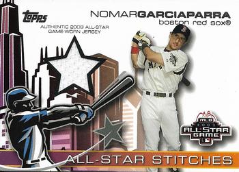 2004 Topps - All-Star Stitches #ASR-NG Nomar Garciaparra Front