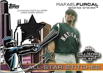 2004 Topps - All-Star Stitches #ASR-RF Rafael Furcal Front