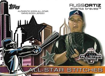 2004 Topps - All-Star Stitches #ASR-RO Russ Ortiz Front