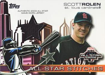 2004 Topps - All-Star Stitches #ASR-SR Scott Rolen Front