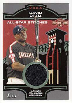 2005 Topps - All-Star Stitches Relics #ASR-DO David Ortiz Front
