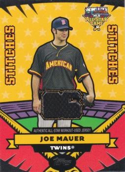 2006 Topps Updates & Highlights - All-Star Stitches #AS-JM Joe Mauer Front