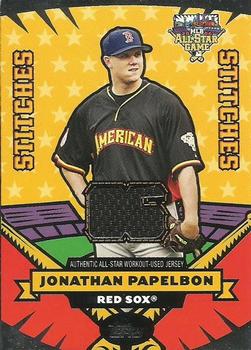 2006 Topps Updates & Highlights - All-Star Stitches #AS-JP Jonathan Papelbon Front