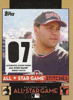 2007 Topps Updates & Highlights - All-Star Stitches #ASRM Russell Martin Front
