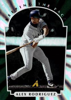 1997 New Pinnacle - Keeping the Pace #5 Alex Rodriguez Front