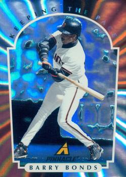 1997 New Pinnacle - Keeping the Pace #6 Barry Bonds Front