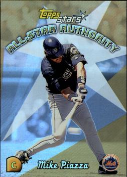 2000 Topps Stars - All-Star Authority #AS7 Mike Piazza Front