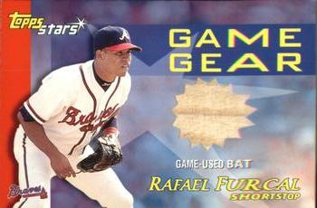 2000 Topps Stars - Game Gear Bats #GGB1 Rafael Furcal Front
