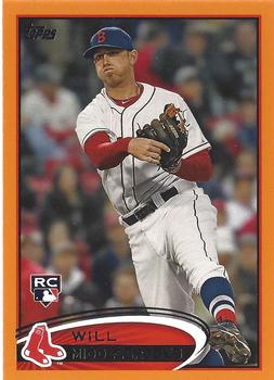 2012 Topps Update - Orange #US70 Will Middlebrooks Front