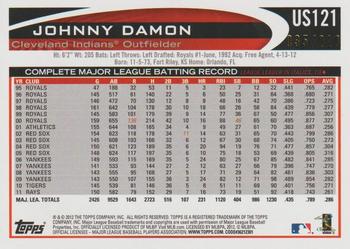 2012 Topps Update - Orange #US121 Johnny Damon Back