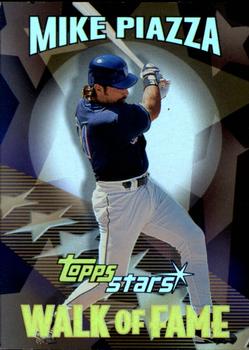 2000 Topps Stars - Walk of Fame #WF10 Mike Piazza Front