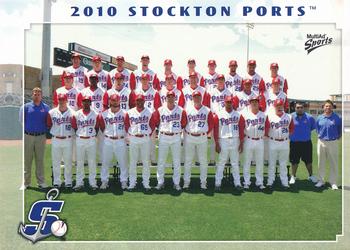 2010 MultiAd Stockton Ports #35 Team Photo Front
