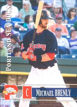 2014 Grandstand Portland Sea Dogs #NNO Michael Brenly Front