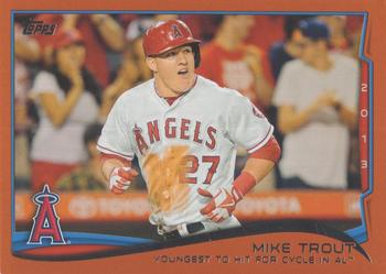 2014 Topps - Orange #364 Mike Trout Front