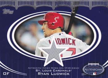 2008 Topps Updates & Highlights - All-Star Stitches #AS-RL Ryan Ludwick Front
