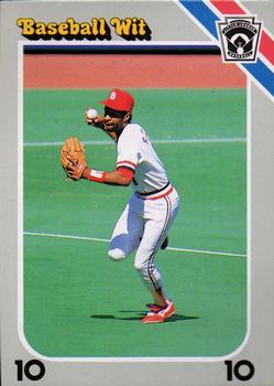 1990 Interpretive Marketing Baseball Wit #41 Ozzie Smith Front