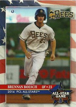 2014 Brandt Pacific Coast League All-Stars #2 Brennan Boesch Front