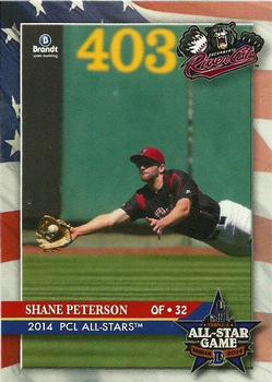 2014 Brandt Pacific Coast League All-Stars #21 Shane Peterson Front