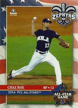 2014 Brandt Pacific Coast League All-Stars #24 Chaz Roe Front