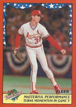 1988 Fleer - World Series Glossy #3 Masterful Performance Turns Momentum in Game 3 Front