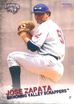 2014 Choice Mahoning Valley Scrappers #34 Jose Zapata Front