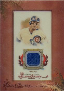 2014 Topps Allen & Ginter - Mini Framed Relics #RA-ARI Anthony Rizzo Front