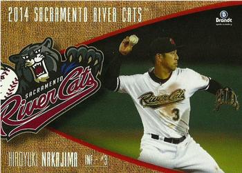 2014 Brandt Sacramento River Cats #17 Hiroyuki Nakajima Front