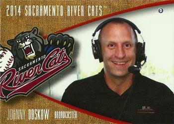 2014 Brandt Sacramento River Cats #35 Johnny Doskow Front