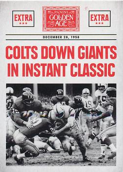 2014 Panini Golden Age - Headlines #4 1958 NFL Championship Game Front