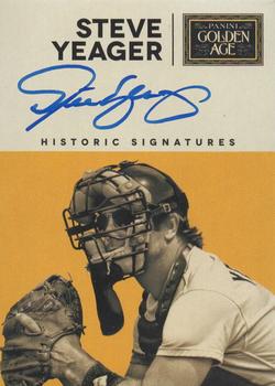 2014 Panini Golden Age - Historic Signatures #STV Steve Yeager Front