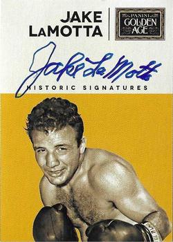 2014 Panini Golden Age - Historic Signatures #JLA Jake LaMotta Front