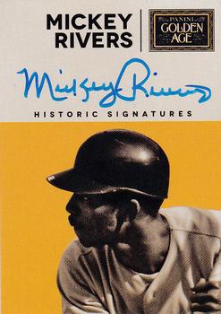 2014 Panini Golden Age - Historic Signatures #MIC Mickey Rivers Front