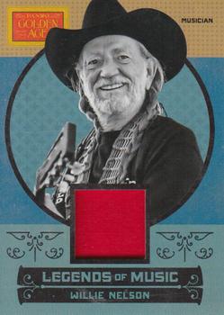 2014 Panini Golden Age - Legends of Music Memorabilia #8 Willie Nelson Front
