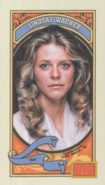 2014 Panini Golden Age - Mini Hindu Brown Back #128 Lindsay Wagner Front