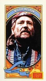 2014 Panini Golden Age - Mini Hindu Brown Back #130 Willie Nelson Front