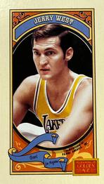 2014 Panini Golden Age - Mini Mono Brand Blue Back #83a Jerry West Front