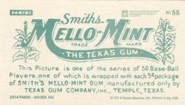 2014 Panini Golden Age - Mini Smith's Mello Mint #55 Enos Slaughter Back