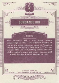2014 Panini Golden Age - White #6 Sundance Kid Back