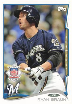 2014 Topps National League All-Stars #NL-17 Ryan Braun Front