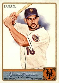 2011 Topps Allen & Ginter - Glossy #38 Angel Pagan Front
