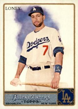 2011 Topps Allen & Ginter - Glossy #127 James Loney Front