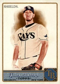 2011 Topps Allen & Ginter - Glossy #222 James Shields Front