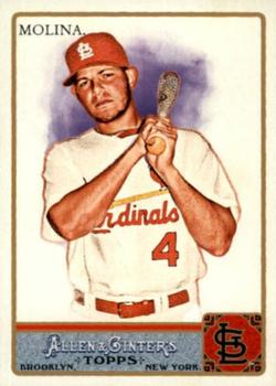 2011 Topps Allen & Ginter - Glossy #247 Yadier Molina Front