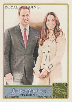 2011 Topps Allen & Ginter - Glossy #293 Prince William / Kate Middleton Front